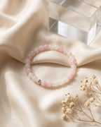 Pink Jade & White Agate