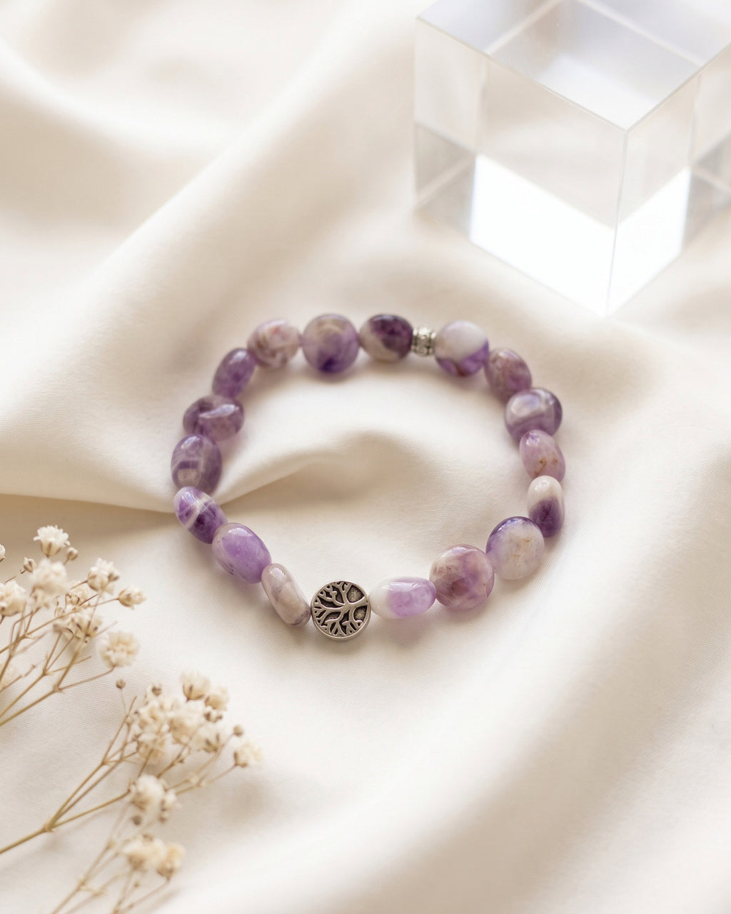 Amethyst Quartz Coin