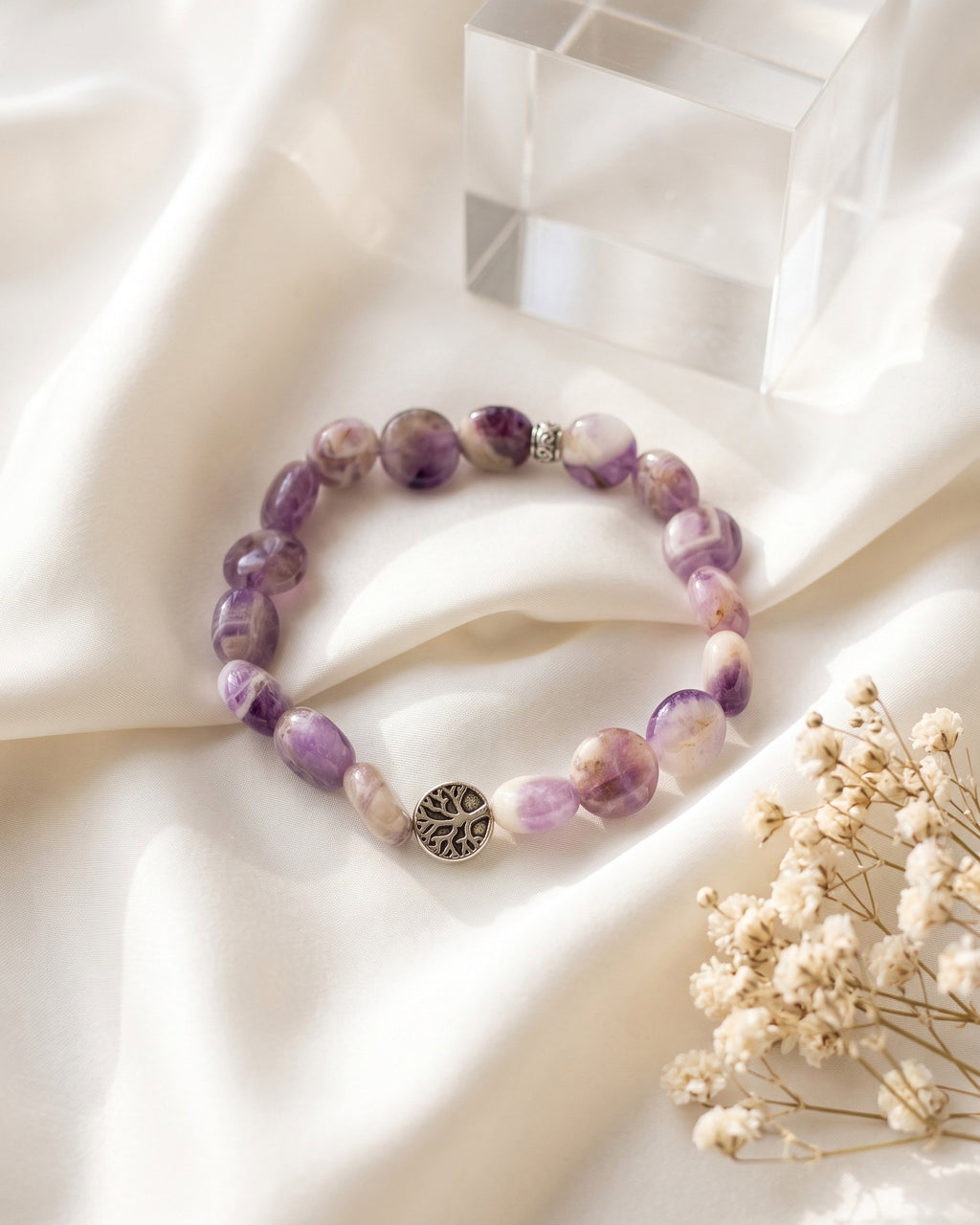 Amethyst Quartz Coin