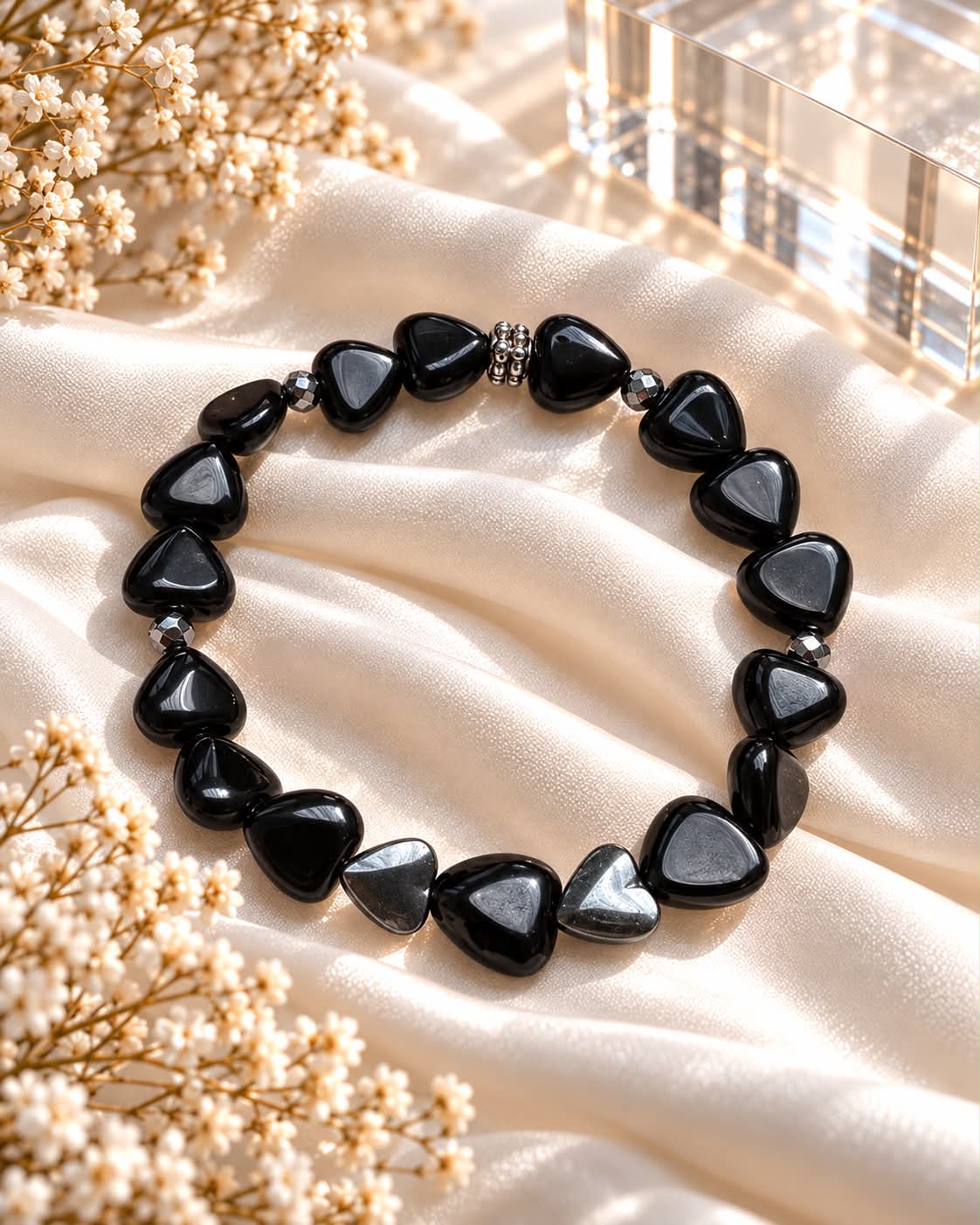 Black Obsidian Hearts