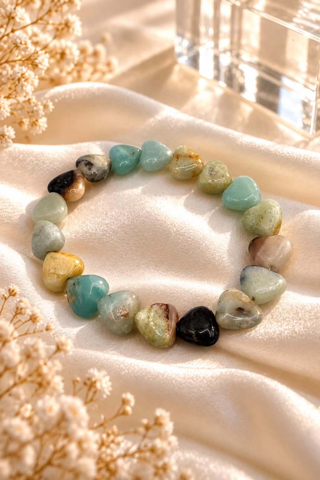 Amazonite Hearts