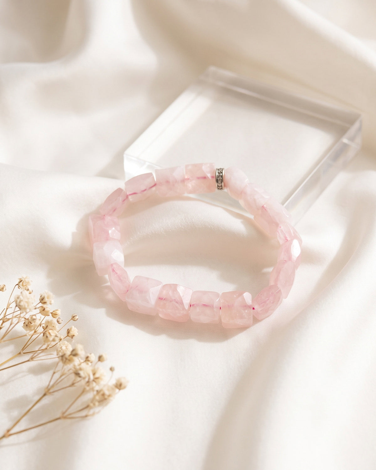 Square Rose Quartz