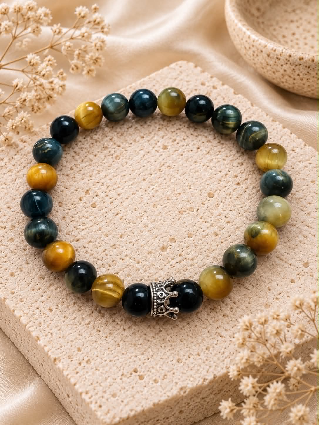 Dyed Blue Tiger Eye