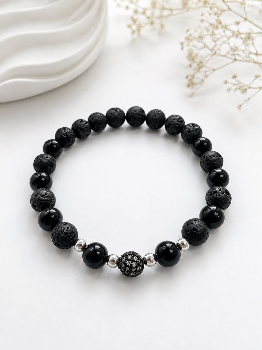 Lava Stone & Black Tourmaline