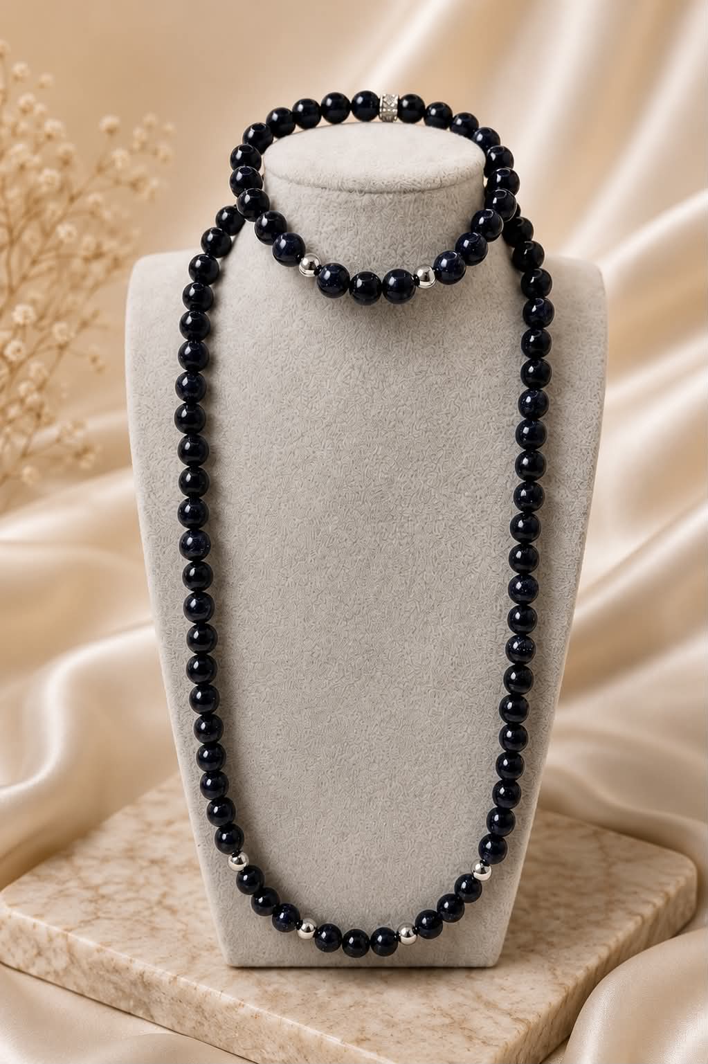 Dark Blue Goldstone Men’s Set