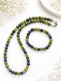 Nephrite Jade & Sodalite