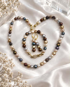 Freshwater Coloured Pearl Set
