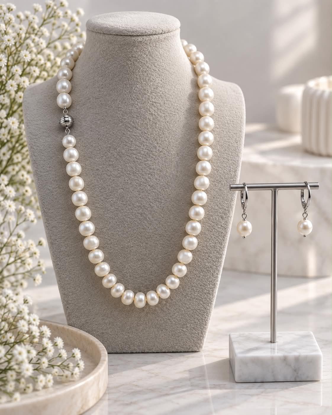 Classic Potato Freshwater Pearl Set