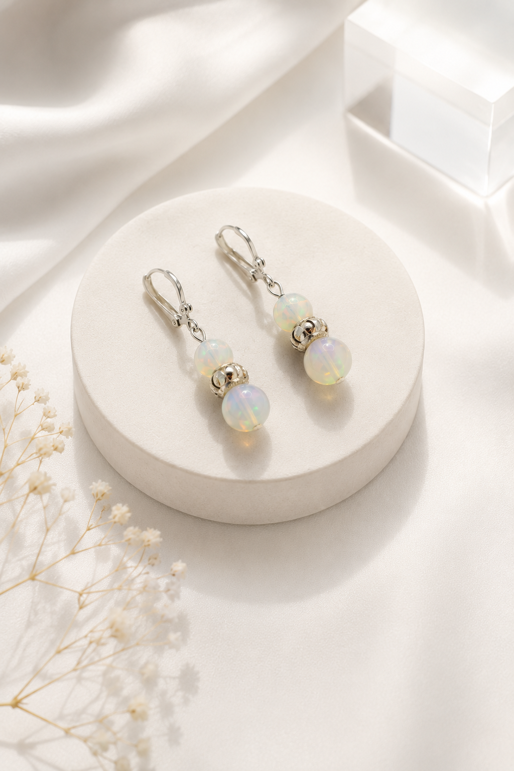 AAA Grade Opal Earrings